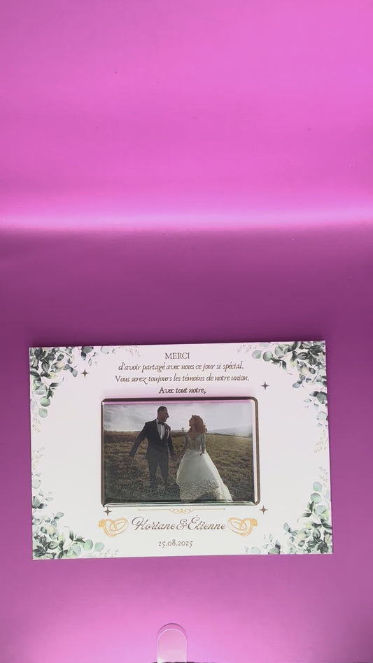 Carte de remerciement mariage Originale